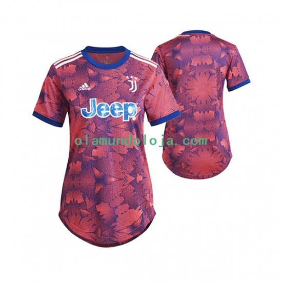 Camisola Juventus Mulher Equipamento Terceiro 2022-2023 Manga Curta